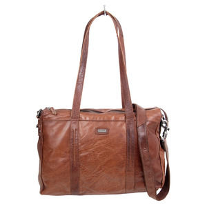 Elegant Brown Leather Tote Bag